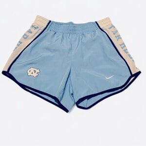 Nike UNC North Carolina Tarheels Pacer Running Shorts Sz XS Women DRI-FIT Lined